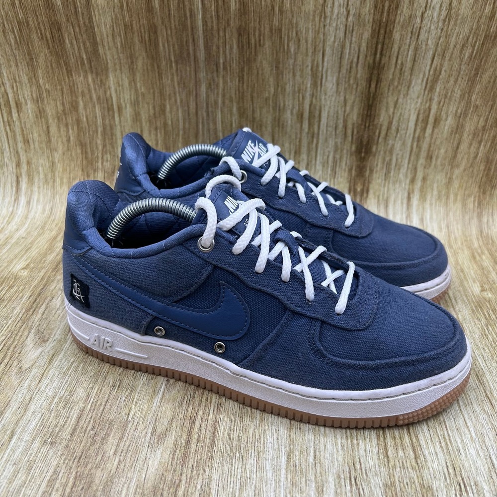 Nike Air Force 1 Low West Coast Los Angeles Kids 5.5Y Navy Blue Shoes FJ4617-491